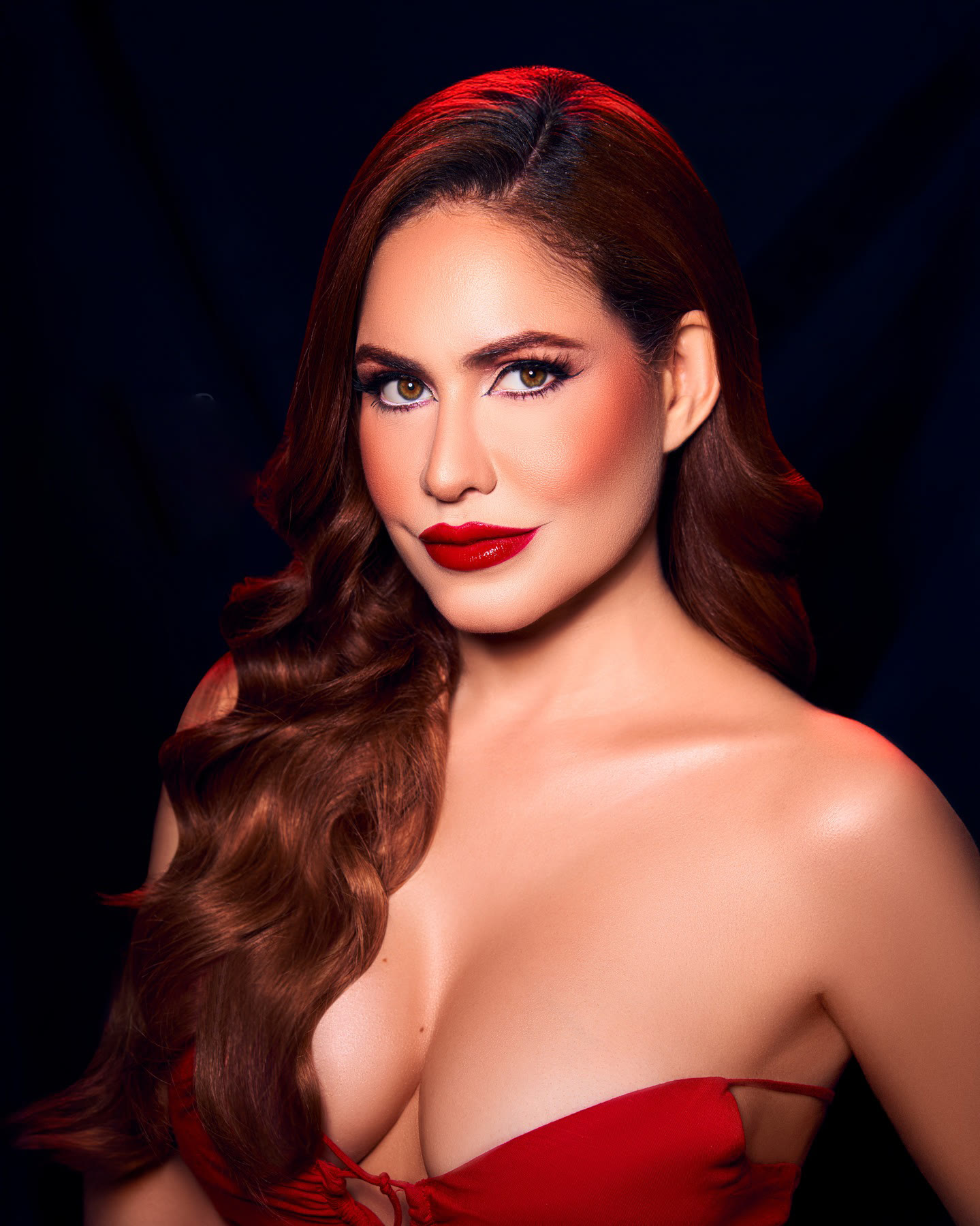 Retouched portrait photo